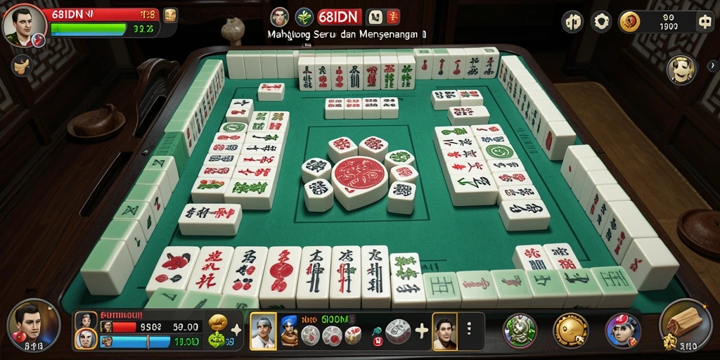 Screenshot permainan 68IDN menampilkan permainan Mahjong yang mengasyikkan.