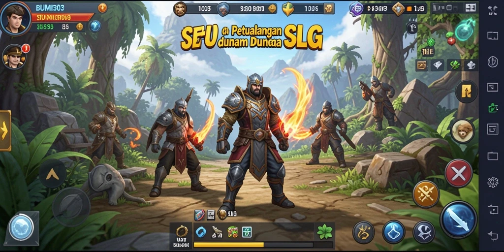 Tampilan gameplay BUMI303 yang mendebarkan dan penuh strategi.