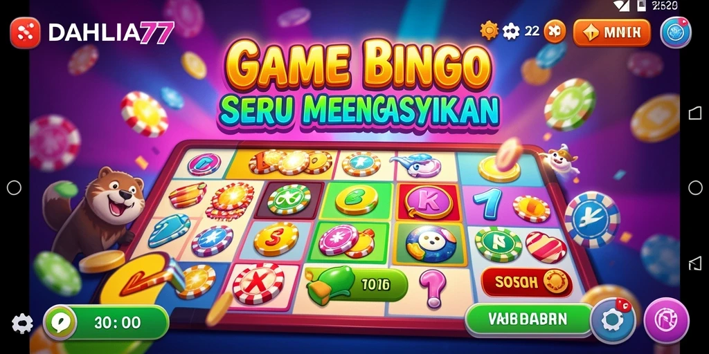 Tampilan gameplay seru dan interaktif dari DAHLIA77.