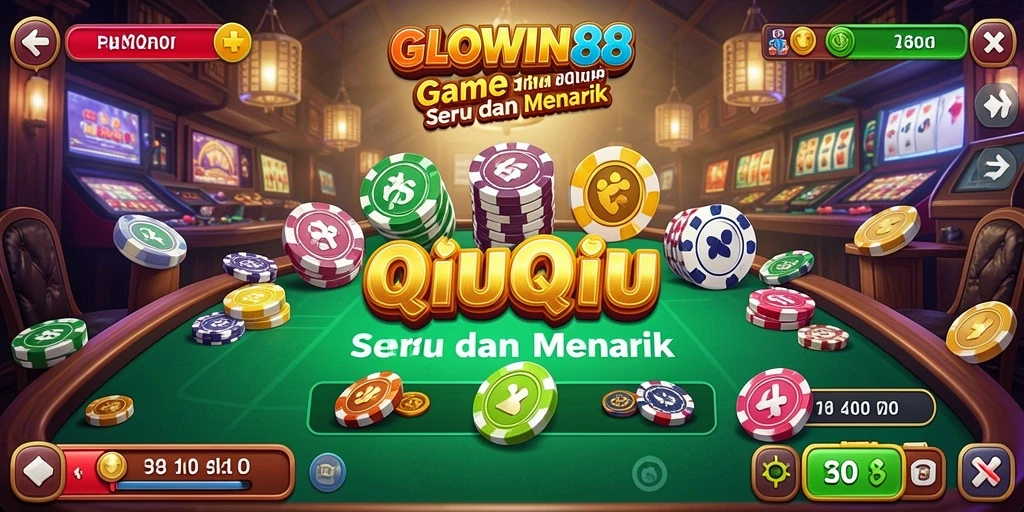 Tampilan gameplay QiuQiu yang menghibur di layar Anda.