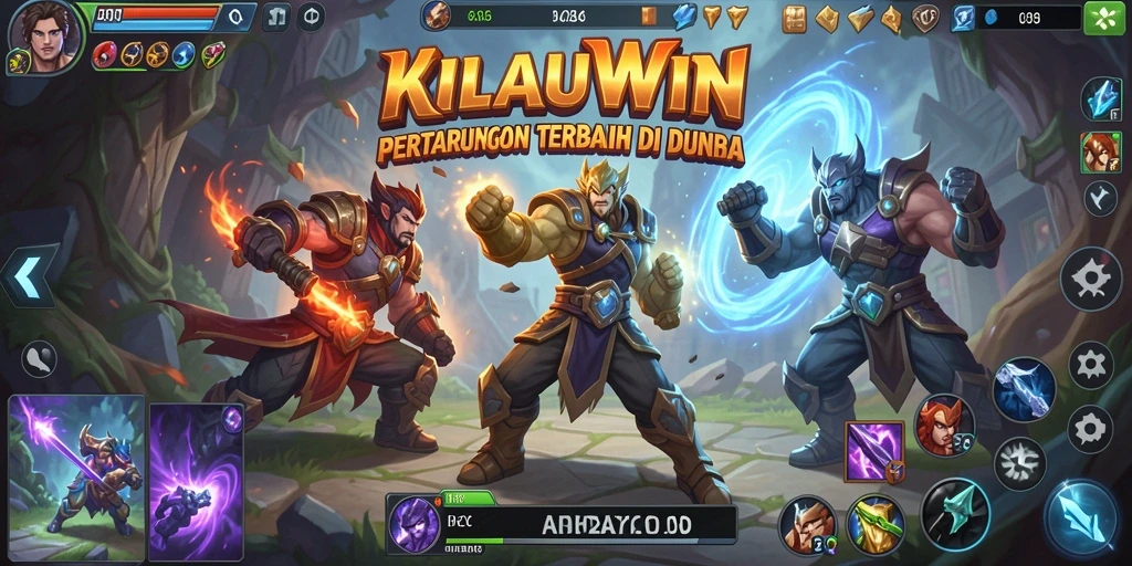Screenshot gameplay KILAUWIN dengan aksi pertarungan tim yang mendebarkan.