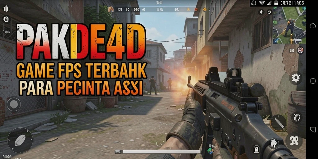 Screenshot gameplay PAKDE4D yang menampilkan aksi tembak-menembak mendebarkan.