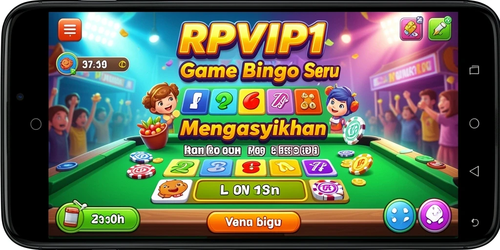 Screenshot gameplay RPVIP1 menampilkan keseruan permainan Bingo.