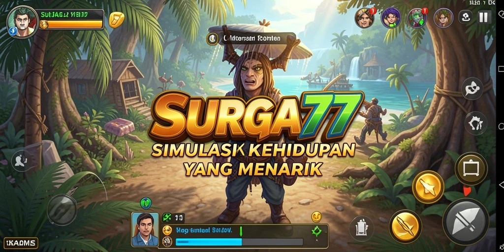 Tampilan gameplay SURGA77 yang menarik dan interaktif.