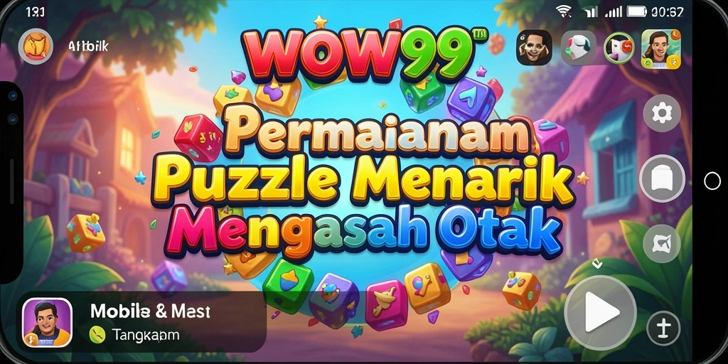 Tampilan gameplay WOW99 yang menarik dan penuh tantangan puzzle.
